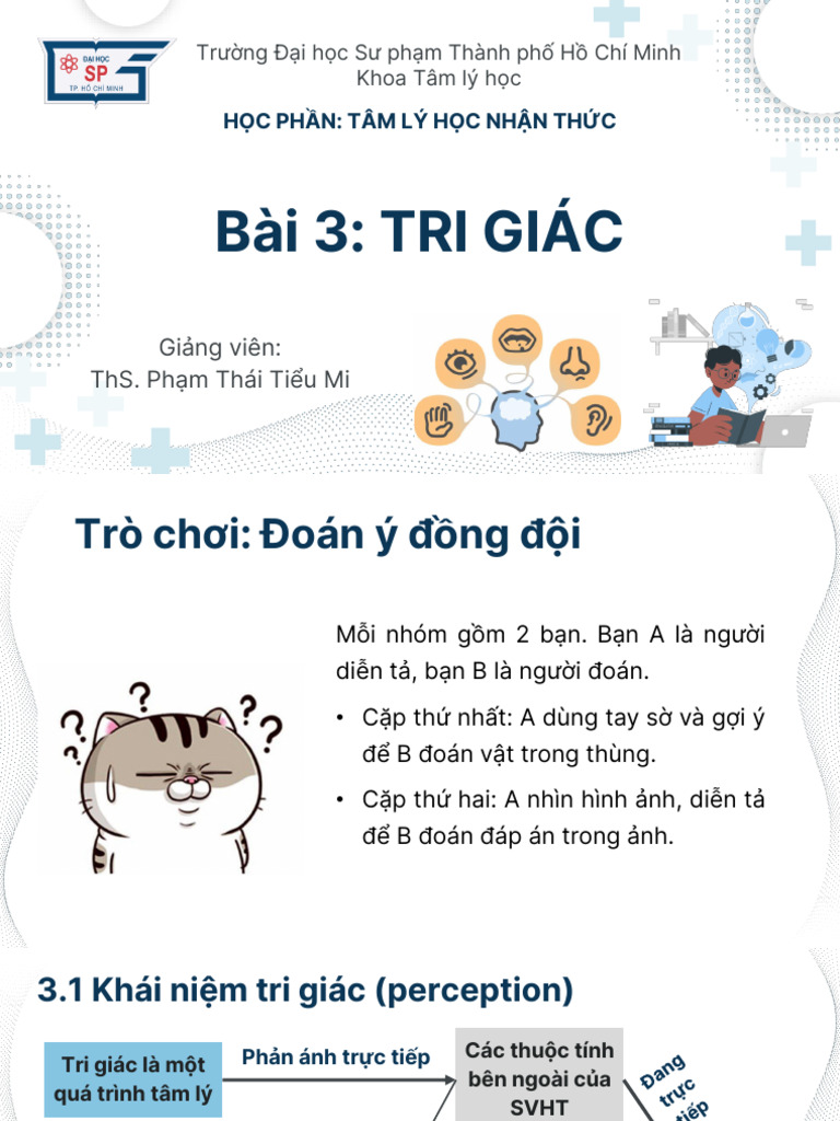 TLH NHẬN THỨC - TRI GIÁC | PDF