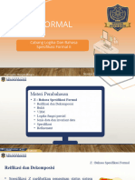 Metode Formal-Pertemuan 7 (Cabang Logika Dan Bahasa Spesifikasi Formal)