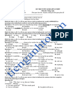 đề thi tiếng anh vào 10 Hà Nội 2023 PDF