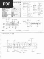 Roland E 80 Service Notes Synthesizer Loudspeaker