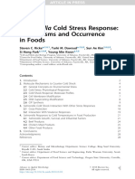 Salmonella Cold Stress Response - Mechanisms and Occurrence in Foods