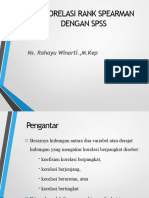 Uji Korelasi Rank Spearman Dengan SPSS - Rahayu - Ok