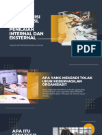 Visi Dan Misi Organisasi, Serta Penilaian Internal Dan Eksternal