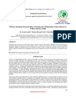 Physico Chemical Characteristics of Fres