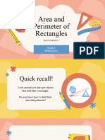 Area and Perimeter of Rectangles Presentation