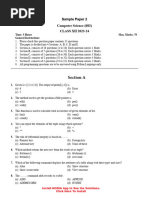 CS Sample Paper 2