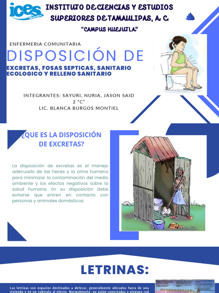 DISPOSICION DE EXCRETAS | PDF | Vertedero | Residuos