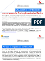 Estandar de Competencia EC0307 Atencion Prehospitalaria Basica 837468