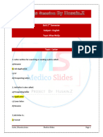 Letter Mcqs YT Insta Medico Slides