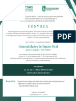 Convocatoria Generalidades Del Juicio Oral - Ok