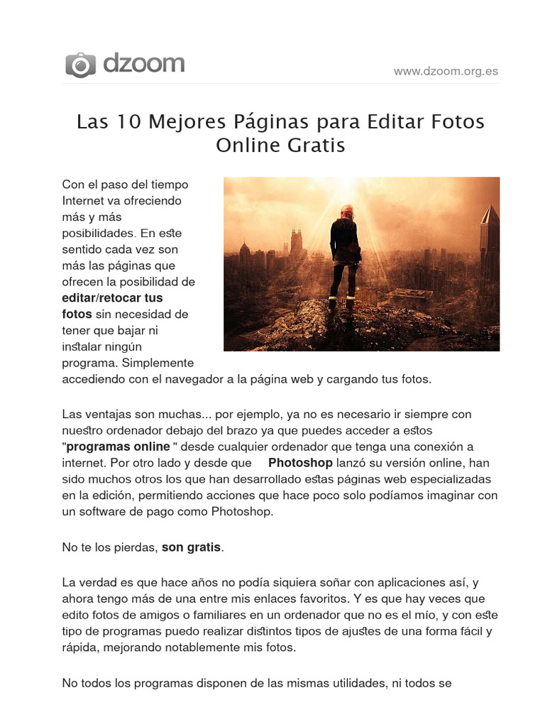 2 Las 10 Mejores Paginas Para Editar Fotos Online Pdf Adobe