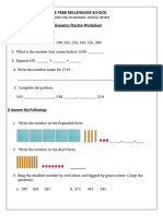 Math Practice Worksheet