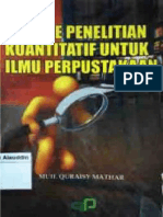 Metode Penelitian Kuantitatif Untuk Ilmu Perpustakaan