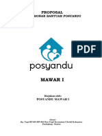 Proposal Posyandu Mawar I