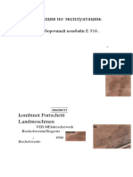 Fortschritt E516 Combine Operator's Manual PDF