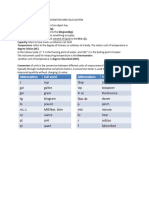 Mensuration Conversion and Substitution