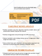 Keselamatan Tangan & Alatan Kuasa