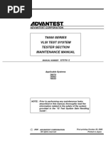 T6533/63/73 VLSI Test System - Maintenance Manual