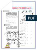 Ecuaciones de Primer Grado