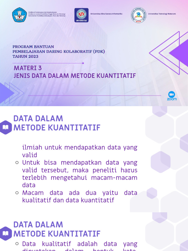 Materi 3 - Jenis Data Dalam Metode Kuantitatif | PDF | Karier ...