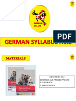 German Syllabus A1.2 Final
