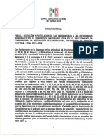 Convocatoria Presidencia Municipal