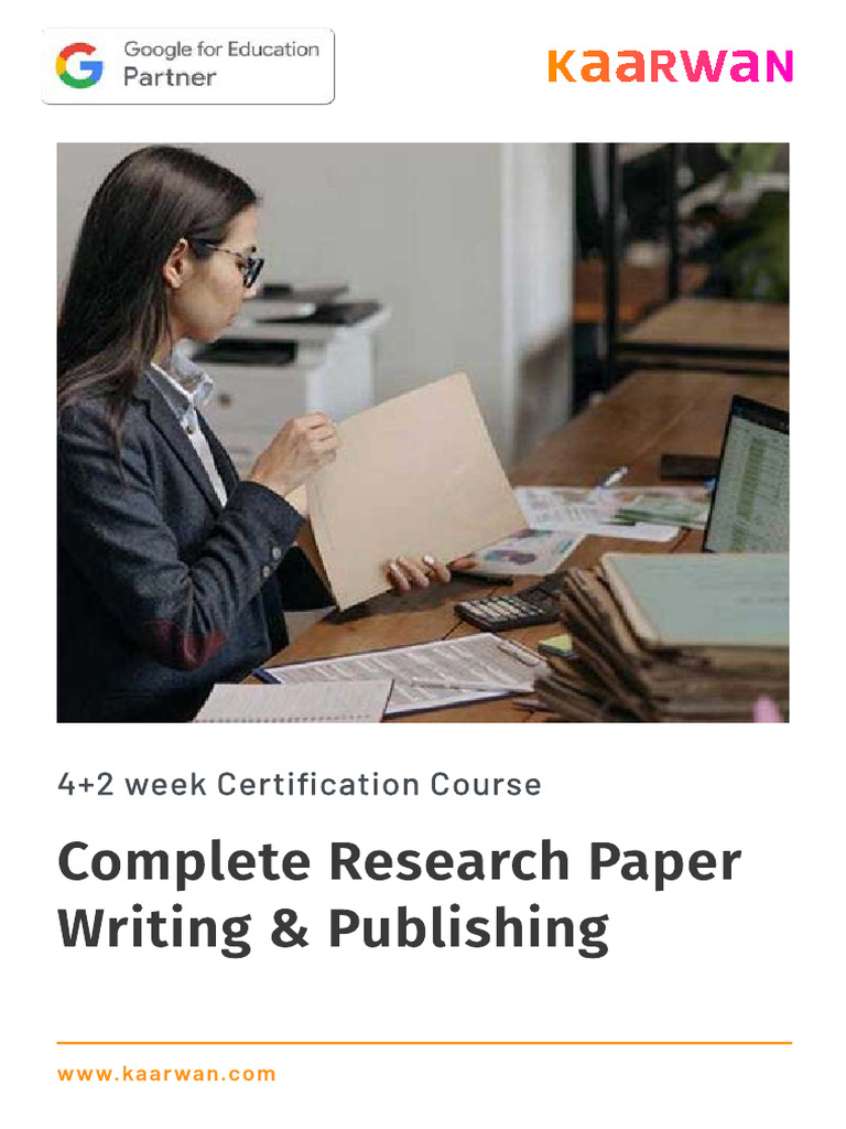 Research Writing Workshop at Kaarwan | PDF | Human Communication | Science