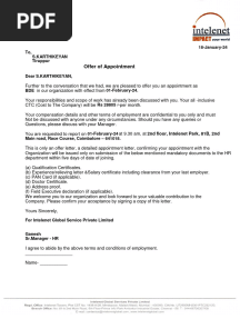 Offer Letter-Intelenet