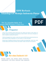 Meningkatkan SDM Berbasis Teknologi 4.0 Menuju Indonesia Pintar