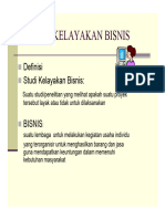 Definisi Studi Kelayakan Bisnis