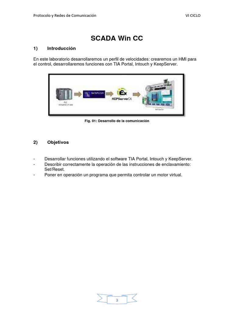 HMI y Control de Motor con SCADA | PDF | Scada | Ciencias de la Computación
