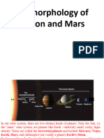 Geomorphology of Moon