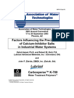 Factors Influencing the Precipitation of CA Inhibitor (Lubrizol)