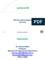 ME 325 ControlSystems Lecture 4 To 9 2024