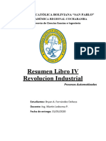 Resumen IV Revolucion Industrial - Fernandez Deheza Bryan A.