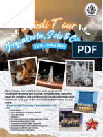 Poster Studi Tour Jogja
