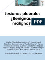 Lesiones Pleurales Benignas o Malignas