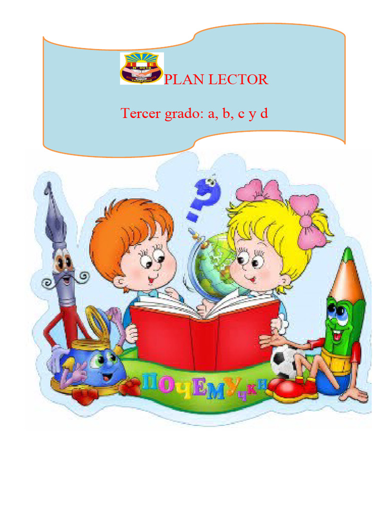 Plan Lector Tercer Grado 2024 | PDF | Salón de clases | Información