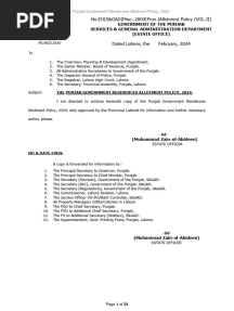 Allotment Policy 2024