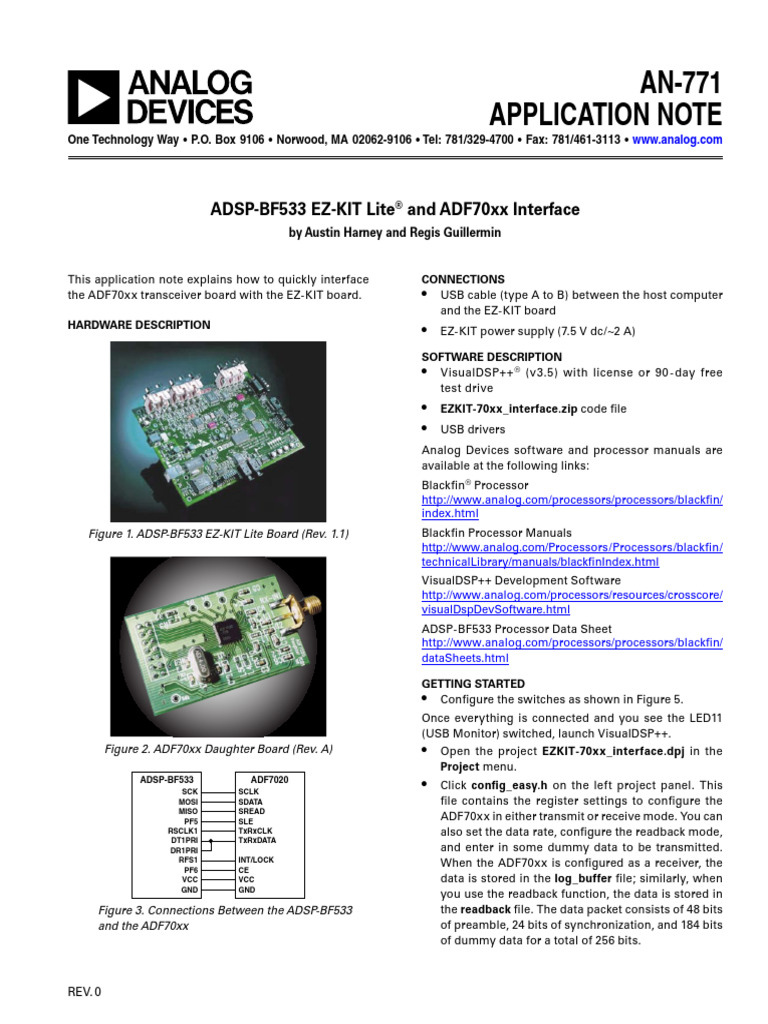 An 771 | PDF | Usb | Computer Architecture