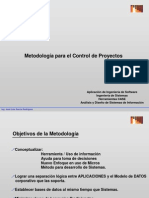 A - Presentaci+ N Metodologias Parte 1 Control de Proyectos