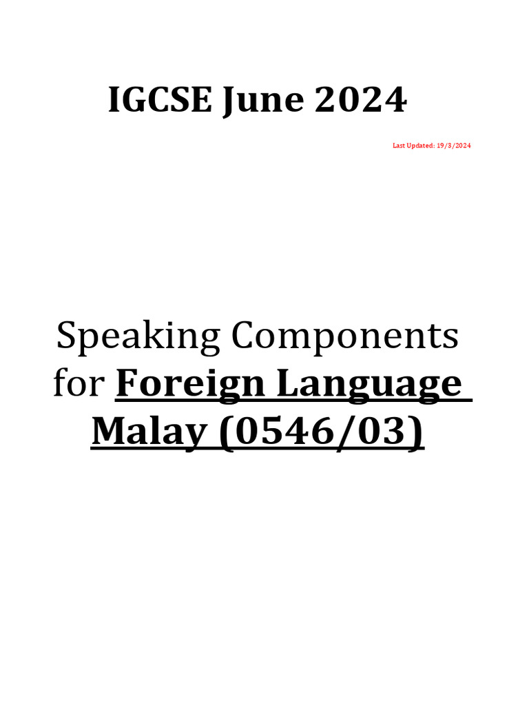 June 2024 malay speaking timetable 0546 19 march pdf clothing