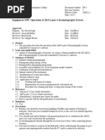 SOP for Operation of ÄKTA pure Chromatography System v3