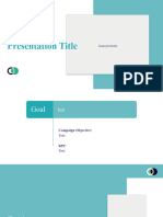 Results Presentation Template