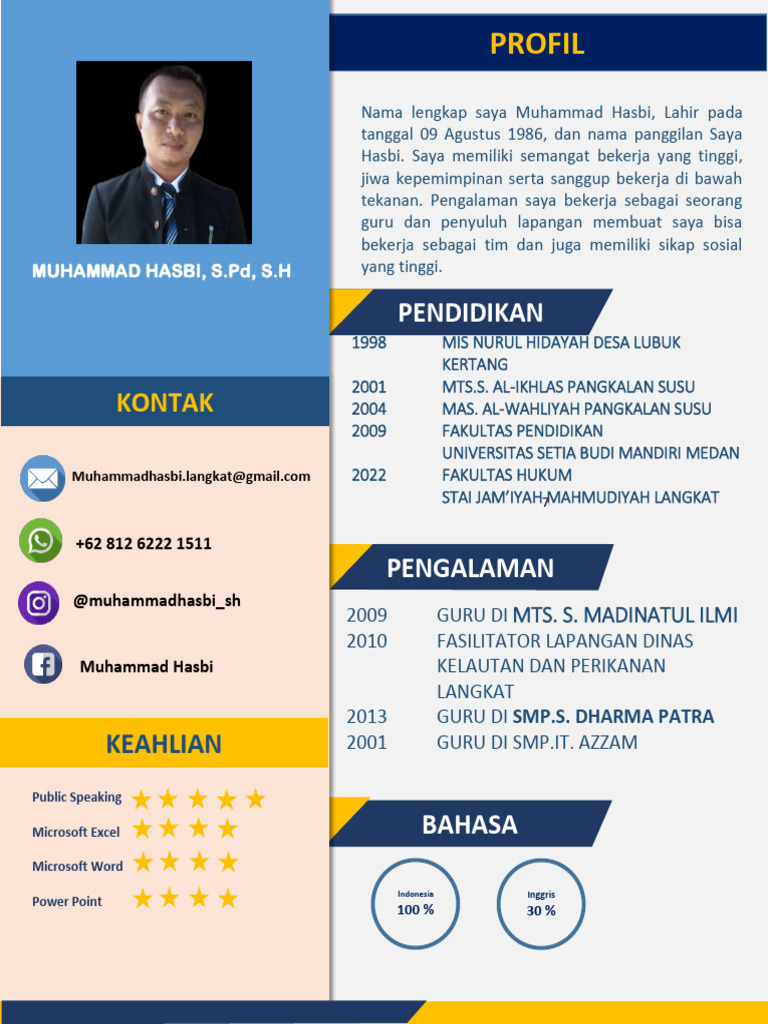 Profil Anggi Septiani dan Pengalaman Kerja | PDF