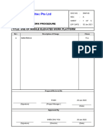 09) SWP-09 Mobile Elevated Work Plarform