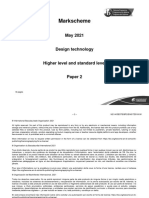 Design - Technology - Paper - 2 - HLSL - Markscheme 2021