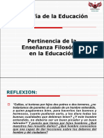 Sesión 4 - Filosofía de La Educación