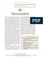 Acido Glioxilico en Tintes Capilares y Daño Renal Nejm 2024