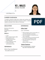 Black and White Simple Office Assistant Resume